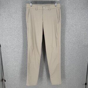 Lululemon Mens Commission Slim Fit Pant 32 Ventlight Size 30 Light Gray M5AF5S